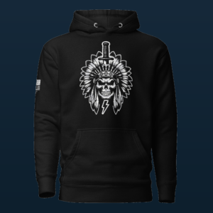 C4 Chief Skull - Multicam Alpine Premium Hoodie